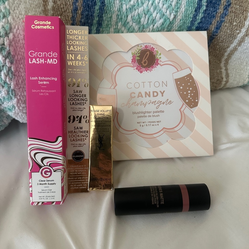 NWT $186 Bundle YSL Grande Lash nudestix
